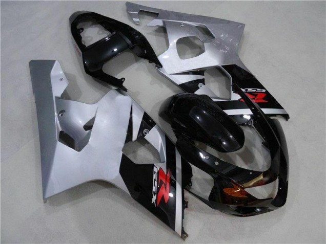 Preto Prata Carenagem GSXR 600 / 750 K4 2004-2005 Preto Prata Carenagem GSXR 600 / 750 K4 2004-2005