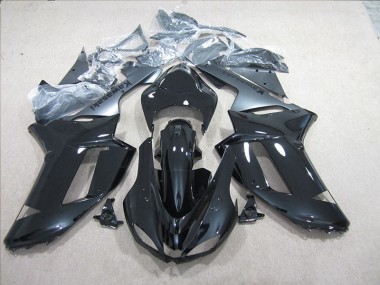 Preto Prata Carenagem ZX6R 2007-2008