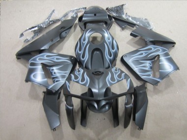 Preto Prata Chama Carenagem CBR 600RR 2005-2006