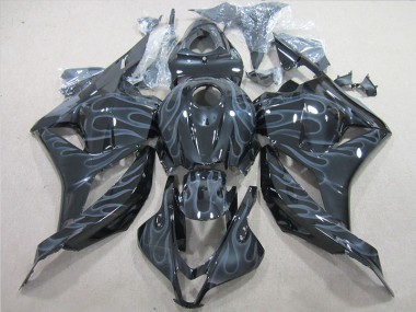 Preto Prata Chama Plásticos CBR 600RR 2009-2012