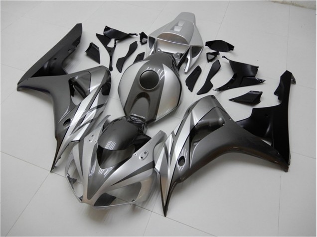 Preto Prata Cinzento Carenagem CBR 1000RR 2006-2007 Preto Prata Cinzento Carenagem CBR 1000RR 2006-2007