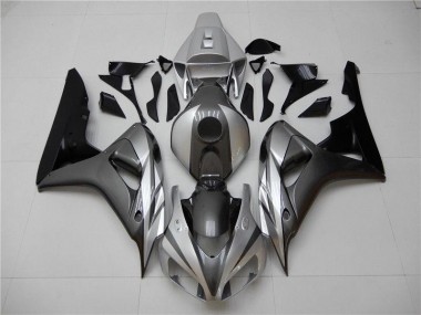 Preto Prata Cinzento Carenagem CBR 1000RR 2006-2007