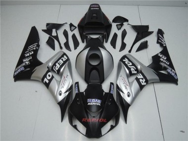 Preto Prata Repsol Abs Kit Carenagem & Plásticos CBR 1000RR 2004-2005
