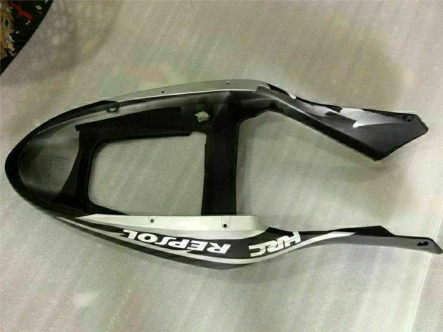 Preto Prata Repsol Carenagem CBR 600 F4i 2001-2003 Preto Prata Repsol Carenagem CBR 600 F4i 2001-2003