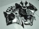 Preto Prata Repsol Carenagem CBR 600RR 2009-2012 Preto Prata Repsol Carenagem CBR 600RR 2009-2012