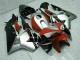 Preto Prata Vermelho Carenagem CBR 600RR 2005-2006 Preto Prata Vermelho Carenagem CBR 600RR 2005-2006