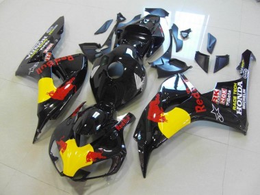 Preto Red Bull Abs Kits Carenagem CBR 1000RR 2006-2007