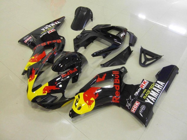 Preto Red Bull Carenagem R1 2000-2001 Preto Red Bull Carenagem R1 2000-2001