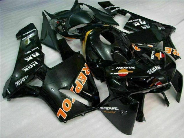 Preto Repsol Abs Kits Completos Carenagem CBR 600RR 2005-2006 Preto Repsol Abs Kits Completos Carenagem CBR 600RR 2005-2006