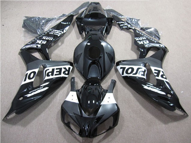 Preto Repsol Carenagem CBR 1000RR 2006-2007 Preto Repsol Carenagem CBR 1000RR 2006-2007