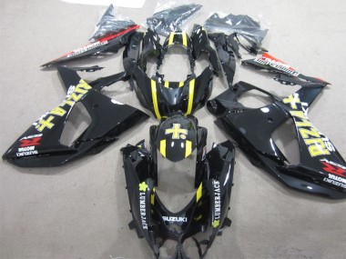 Preto Rizla Lumber Jack Carenagem GSXR 1000 K9 2009-2016
