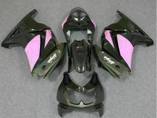 Preto Rosa Ninja Carenagem EX250 2008-2012 Preto Rosa Ninja Carenagem EX250 2008-2012
