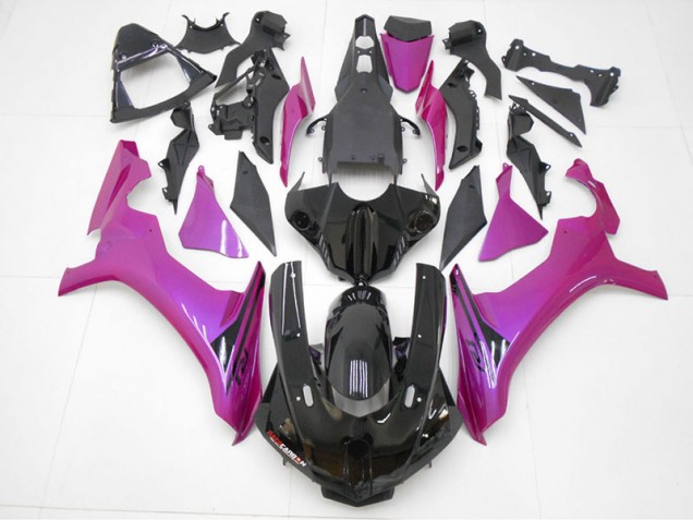 Preto Roxo Vermelho Carenagem R1 2015-2019 Preto Roxo Vermelho Carenagem R1 2015-2019
