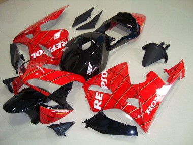 Preto Spider Man Repsol Carenagem CBR 600RR 2003-2004