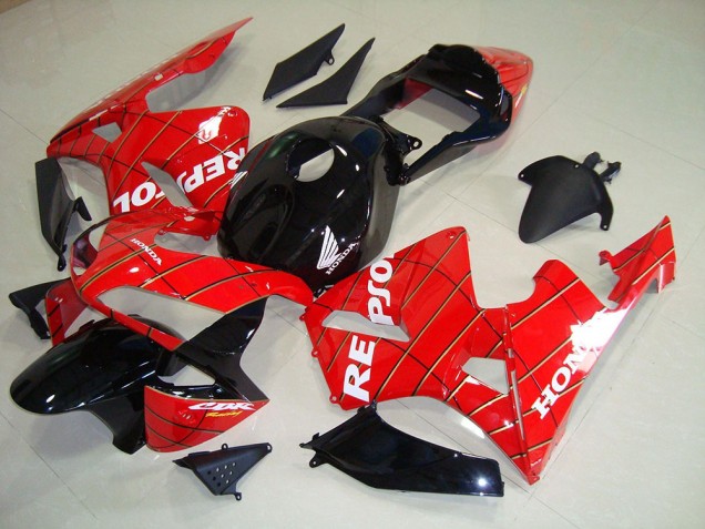 Preto Spider Man Repsol Carenagem CBR 600RR 2003-2004