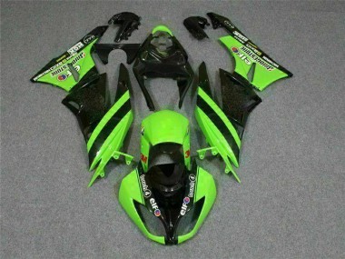 Preto Verde 3M Touch4 Carenagem ZX6R 2009-2012
