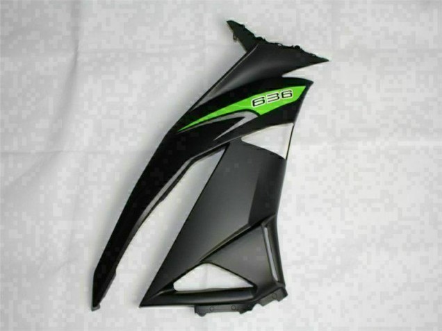 Preto Verde 636 Carenagem ZX6R 2009-2012