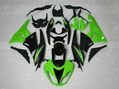 Preto Verde 636 Carenagem ZX6R 2009-2012