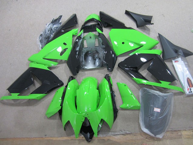 Preto Verde Carenagem ZX10R 2003-2005 Preto Verde Carenagem ZX10R 2003-2005