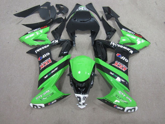 Preto Verde Carenagem ZX10R 2008-2010