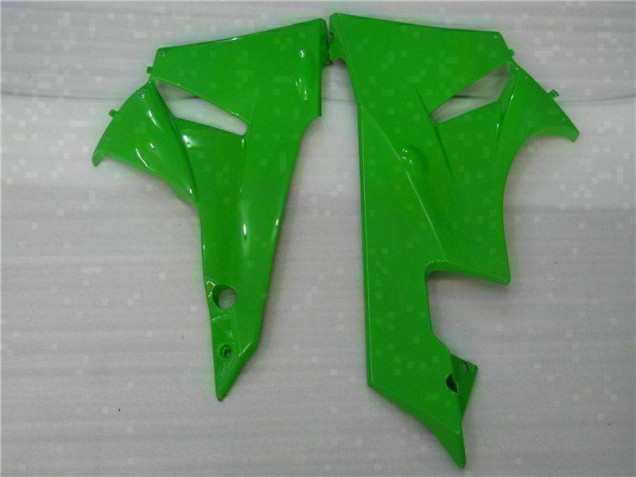 Preto Verde Carenagem ZX6R 2009-2012