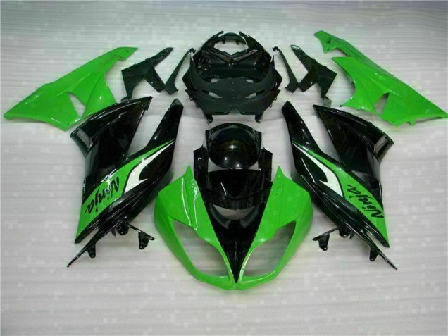 Preto Verde Carenagem ZX6R 2009-2012