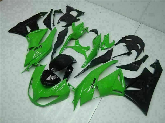 Preto Verde Injeção Kit Carenagem ZX6R 2009-2012