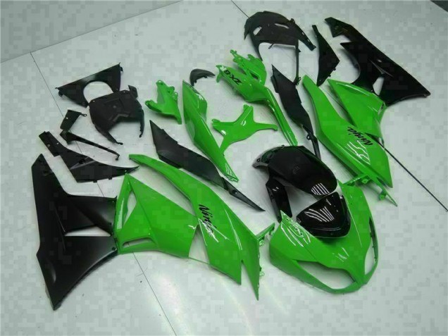 Preto Verde Injeção Kit Carenagem ZX6R 2009-2012