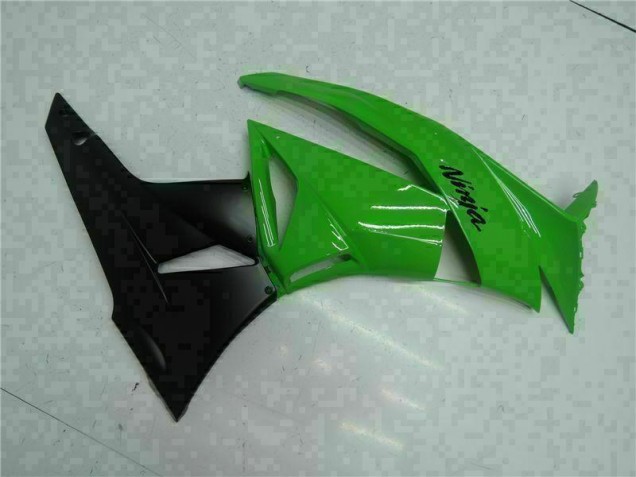 Preto Verde Injeção Kit Carenagem ZX6R 2009-2012