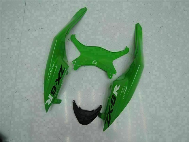 Preto Verde Injeção Kit Carenagem ZX6R 2009-2012