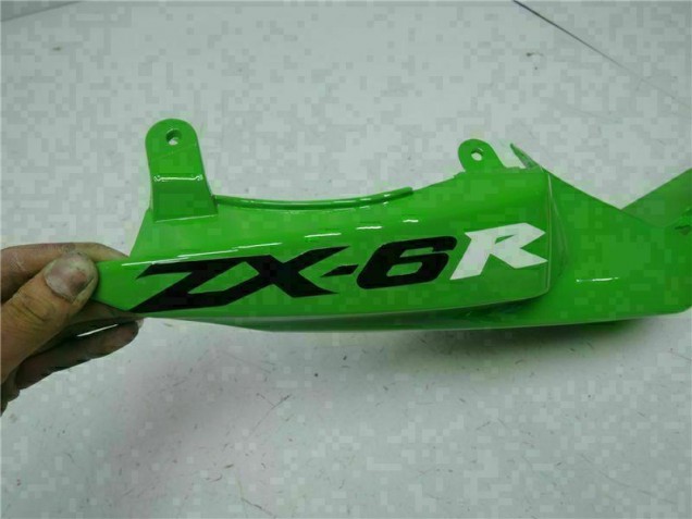 Preto Verde Injeção Kit Carenagem ZX6R 2009-2012