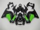 Preto Verde Kits Carenagem EX250 2008-2012