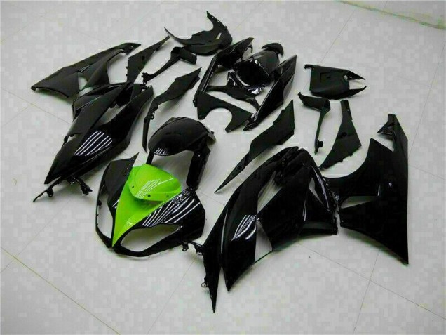 Preto Verde Kits Carenagem ZX6R 2009-2012 Preto Verde Kits Carenagem ZX6R 2009-2012