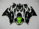 Preto Verde Kits Carenagem ZX6R 2009-2012 Preto Verde Kits Carenagem ZX6R 2009-2012