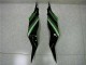 Preto Verde Kits Carenagem ZX6R 2019-2023 Preto Verde Kits Carenagem ZX6R 2019-2023