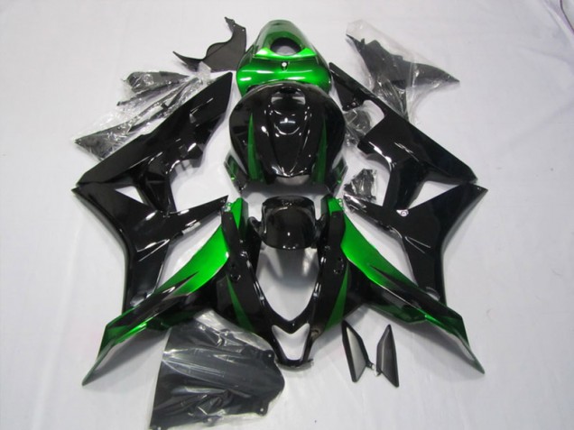 Preto Verde Kits Completo Carenagem CBR 600RR 2007-2008 Preto Verde Kits Completo Carenagem CBR 600RR 2007-2008