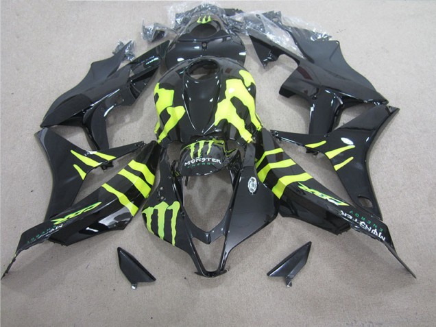 Preto Verde Monster Carroçaria CBR 1000RR 2004-2005 Preto Verde Monster Carroçaria CBR 1000RR 2004-2005