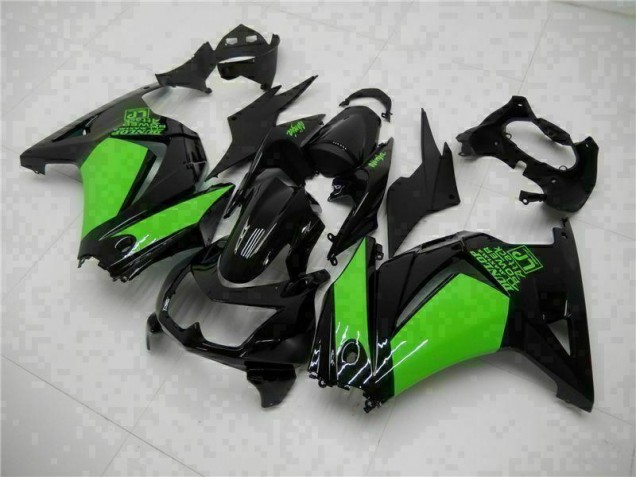 Preto Verde Ninja Carenagem EX250 2008-2012 Preto Verde Ninja Carenagem EX250 2008-2012