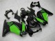 Preto Verde Ninja Carenagem EX250 2008-2012 Preto Verde Ninja Carenagem EX250 2008-2012