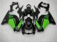 Preto Verde Ninja Carenagem EX250 2008-2012 Preto Verde Ninja Carenagem EX250 2008-2012