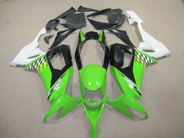 Preto Verde Ninja Carenagem ZX10R 2008-2010