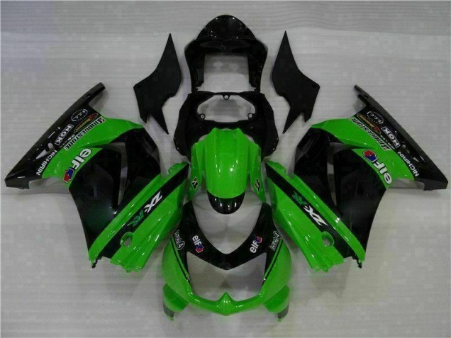 Preto Verde Plástico EX250 2008-2012 Preto Verde Plástico EX250 2008-2012