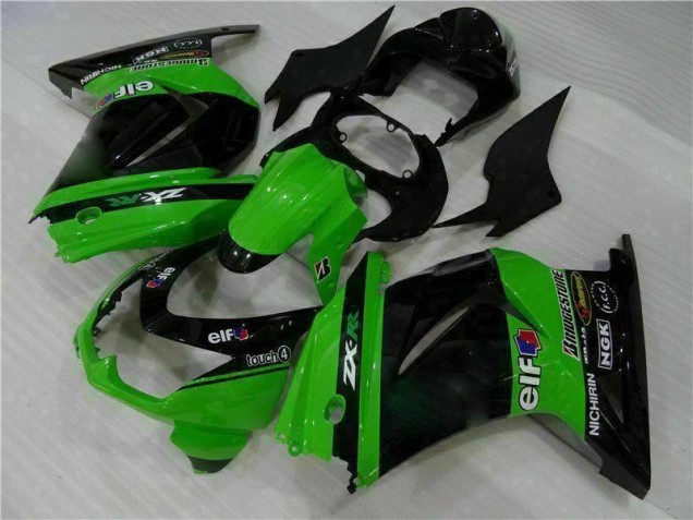 Preto Verde Plástico EX250 2008-2012 Preto Verde Plástico EX250 2008-2012