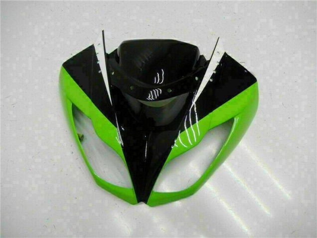Preto Verde Vermelho Carenagem ZX6R 2009-2012 Preto Verde Vermelho Carenagem ZX6R 2009-2012