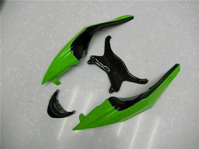 Preto Verde Vermelho Carenagem ZX6R 2009-2012 Preto Verde Vermelho Carenagem ZX6R 2009-2012
