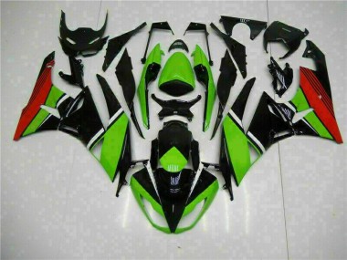 Preto Verde Vermelho Carenagem ZX6R 2009-2012