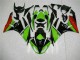 Preto Verde Vermelho Carenagem ZX6R 2009-2012 Preto Verde Vermelho Carenagem ZX6R 2009-2012