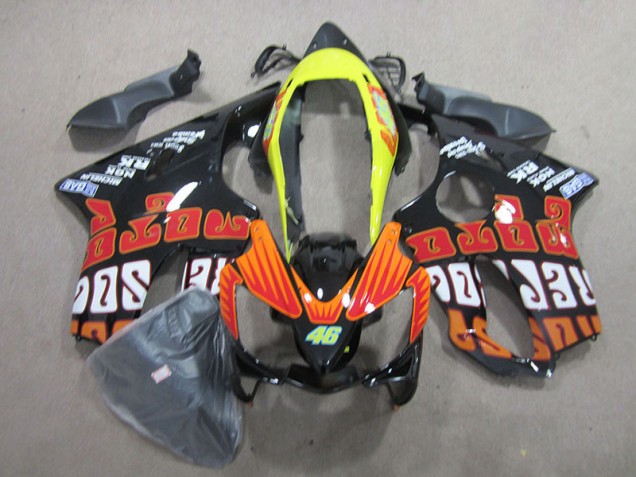 Preto Vermelho 46 Carenagem CBR 600 F4i 2004-2007