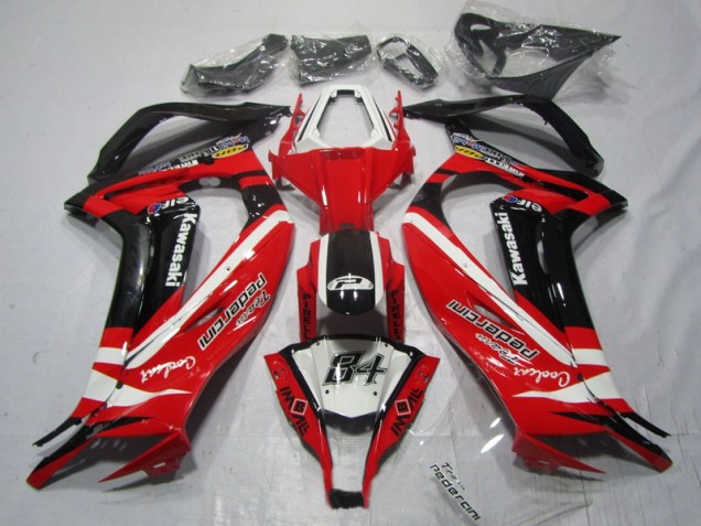 Preto Vermelho 84 Carenagem ZX10R 2011-2015 Preto Vermelho 84 Carenagem ZX10R 2011-2015