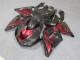 Preto Vermelho Abs Carenagem ZX14R ZZR 1400 2006-2011 Preto Vermelho Abs Carenagem ZX14R ZZR 1400 2006-2011